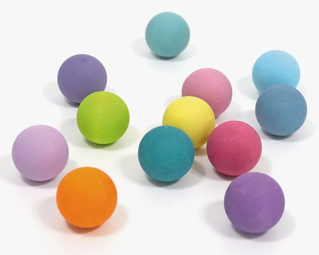Kleine Pastellkugeln
