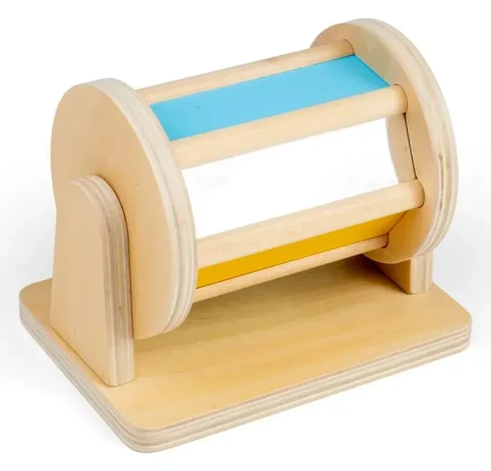 Sight and Sound Spinner - wooden sensory toy