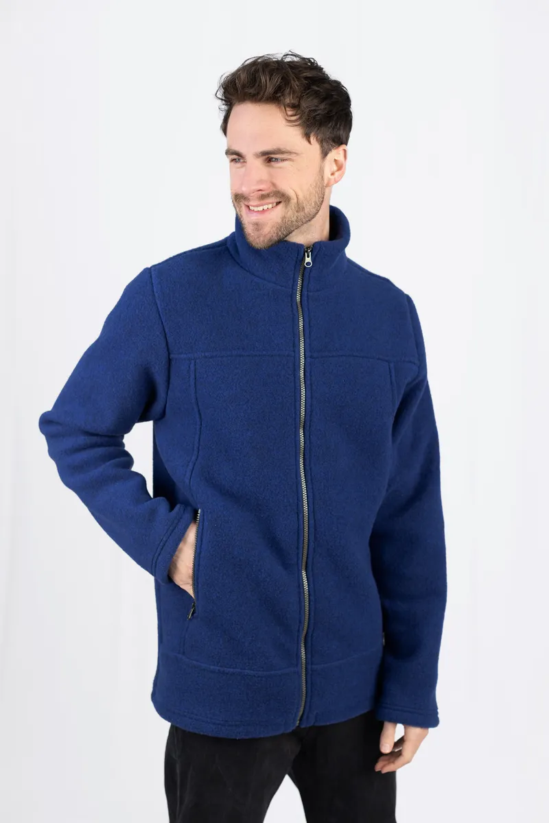 Jacke Herren aus Wollfleece