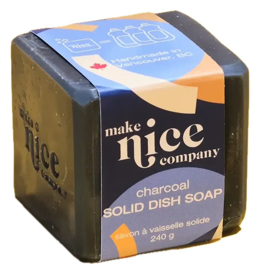 Charcoal Solid Dish Soap