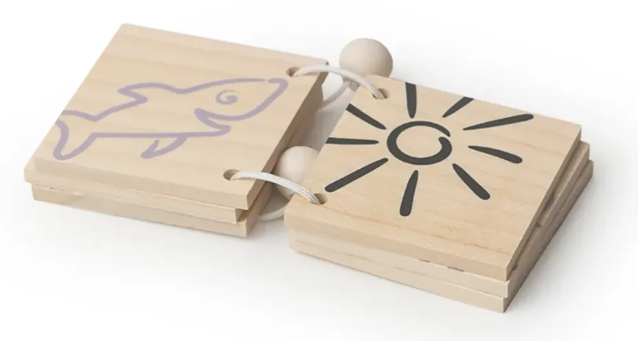 Babybuch Holz