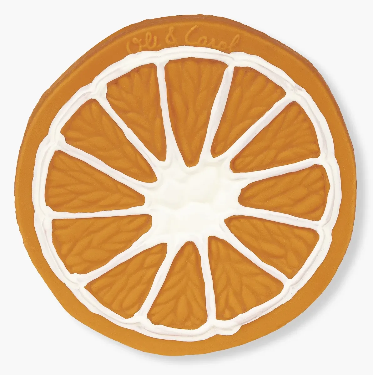 Mordedor em borracha natural Clementino The Orange