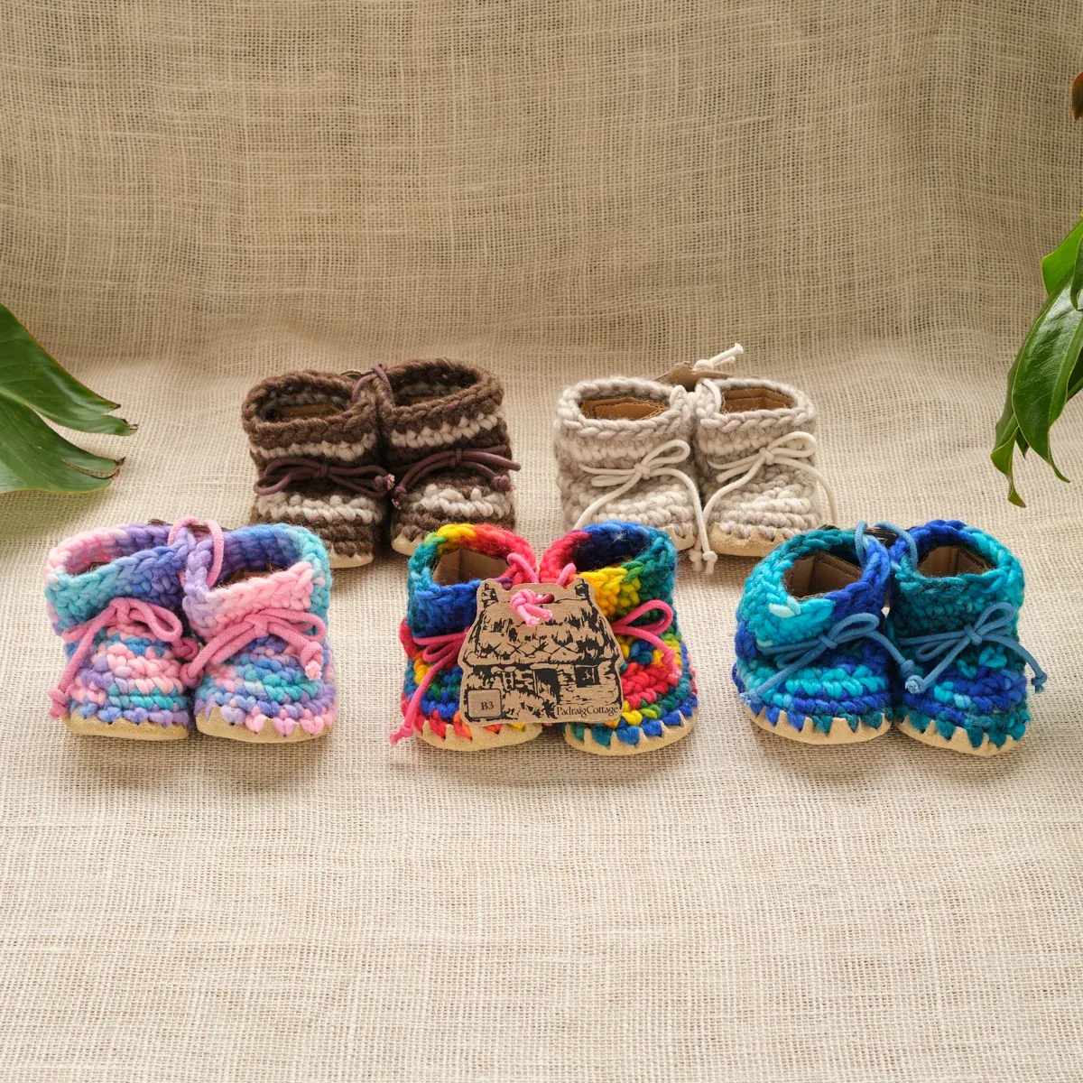 Baby Wool Slippers by Padraig Cottage