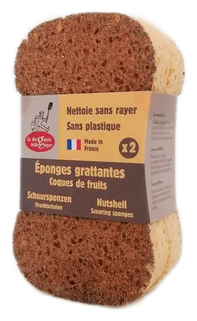 Esponjas de Cascas de Frutos Secos