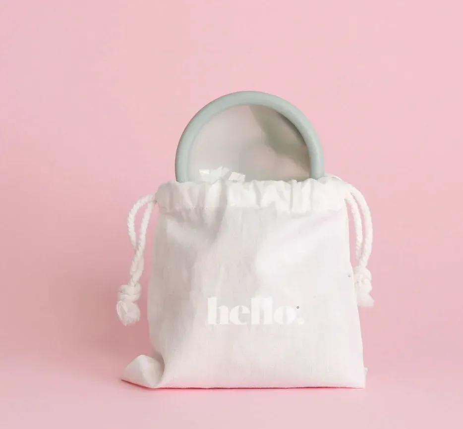 Organic Cotton Storage Bag - Menstrual Discs & Cups
