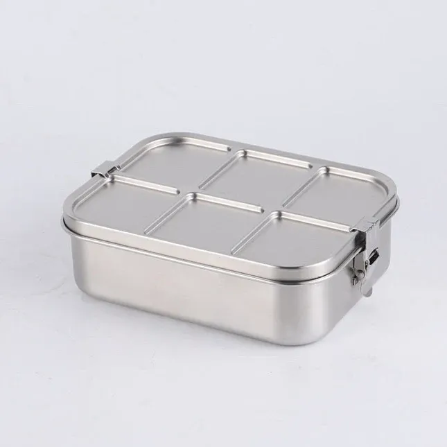 Stainless Steel Leakproof Bento Box - 3 Compartments