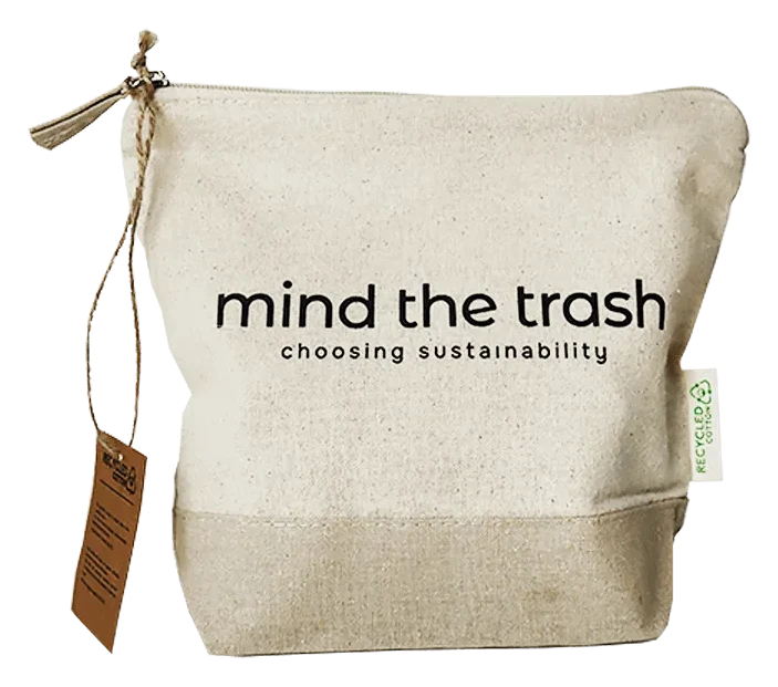 Bolsa de Higiene Pessoal Algodão Reciclado