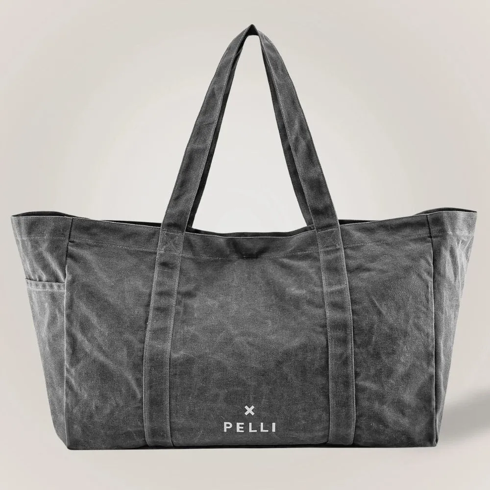 Pelli Beachy Keen Waxed Canvas Beach Bag