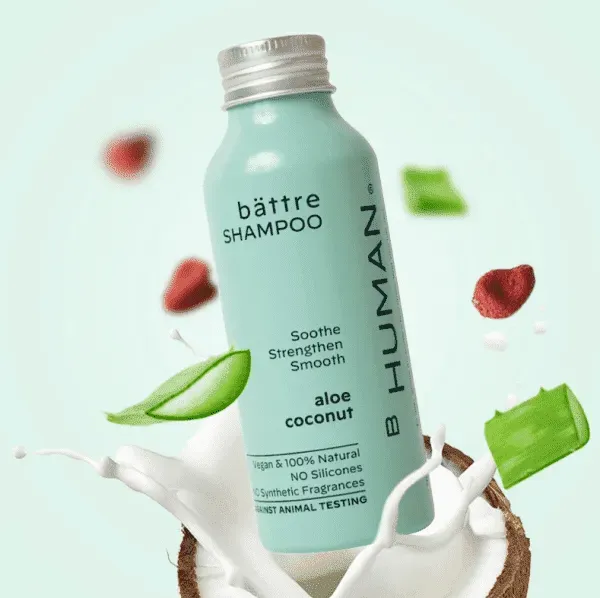 Bhuman Battre Aloe Coconut Shampoo