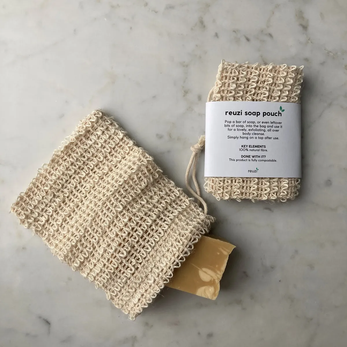 reuzi Sisal Soap Pouch