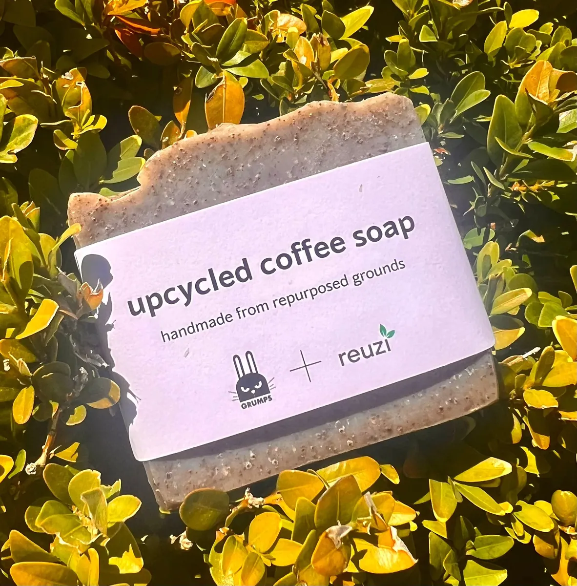 Upcycled Coffee Soap by Grumps X reuzi
