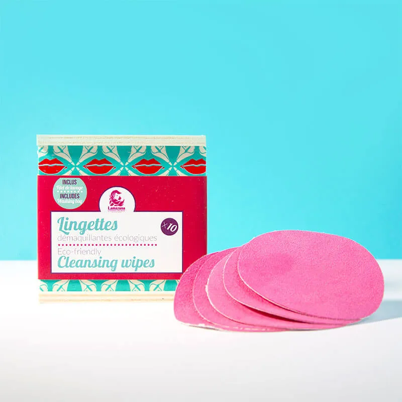 Coffret 10 lingettes démaquillantes lavables
