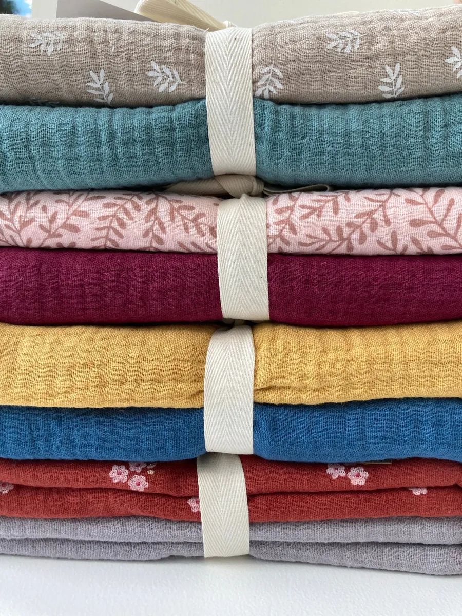 Organic Cotton Muslin Cloth - Set of 2