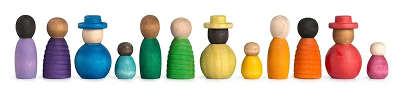 Muñecos de madera Nins® Together (12)