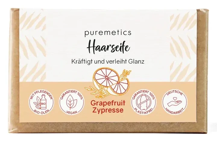 Haarseife «Grapefruit Zypresse» - Puremetics