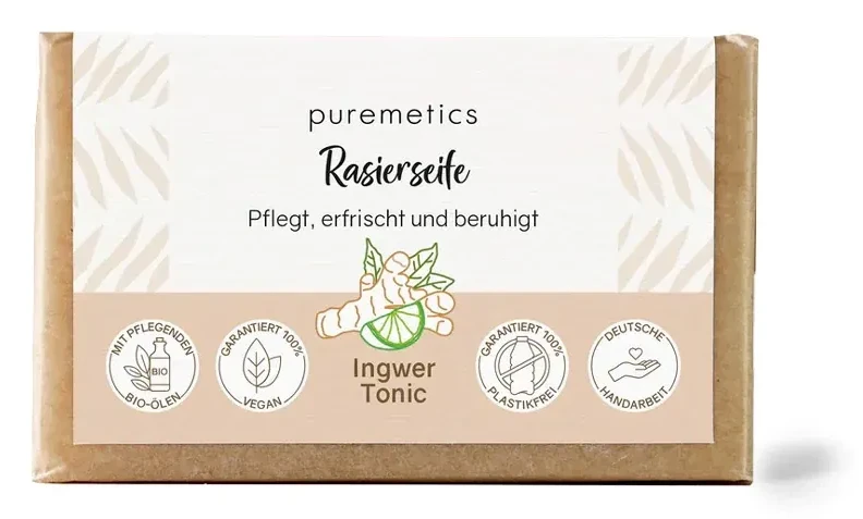 Rasierseife «Ingwer Tonic» - Puremetics