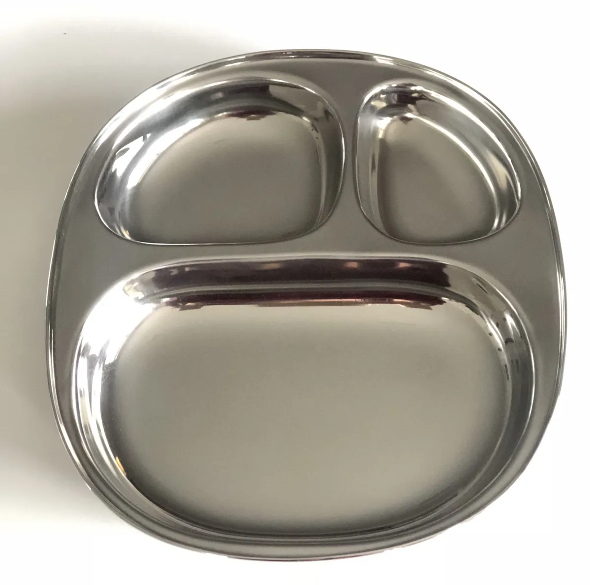 Stainless Steel Kids & Camping Meal Plate