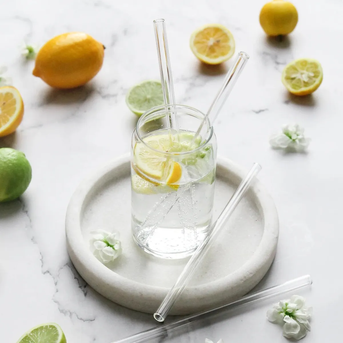 Glass Straw with Straw Cleaner