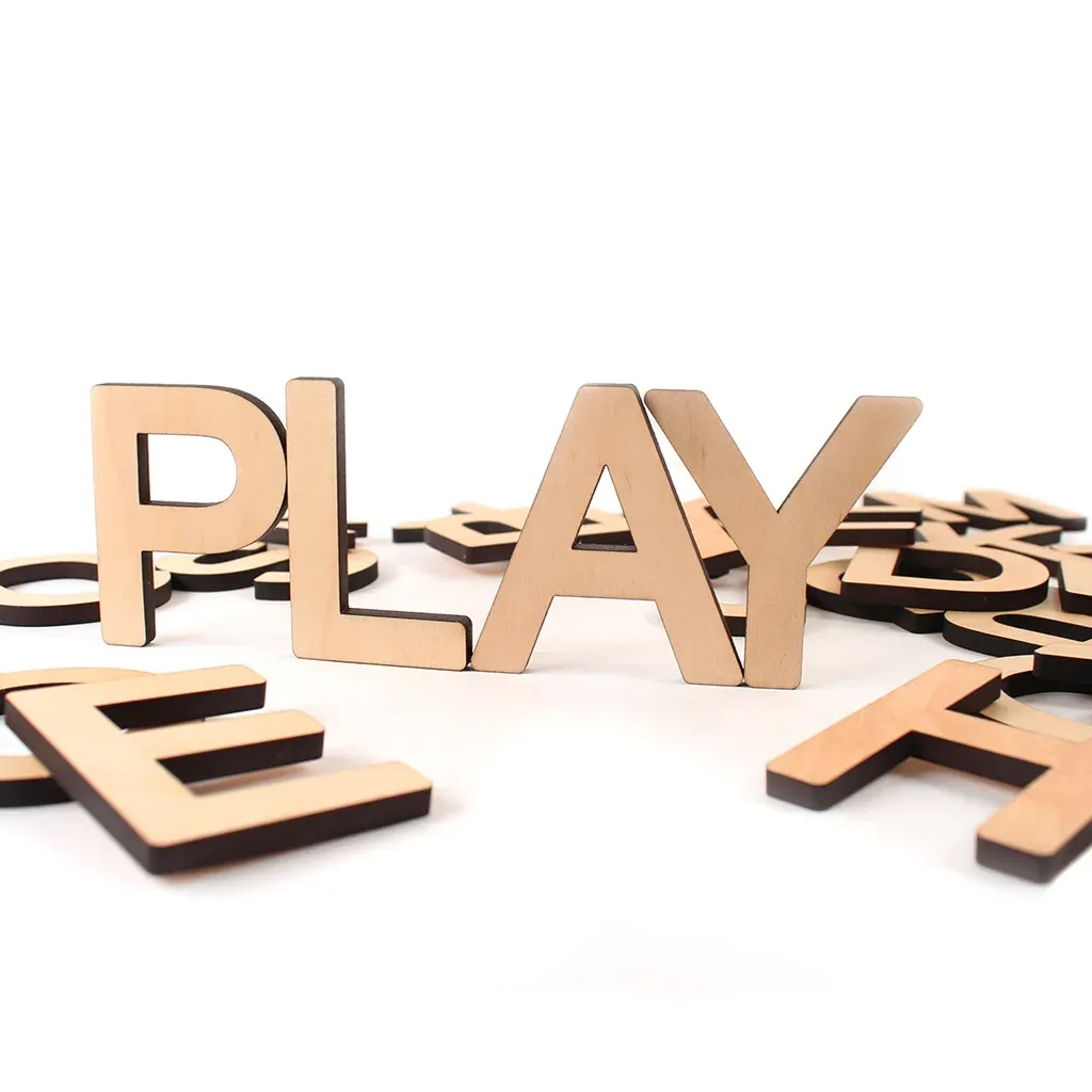 Uppercase Wooden Alphabet Set