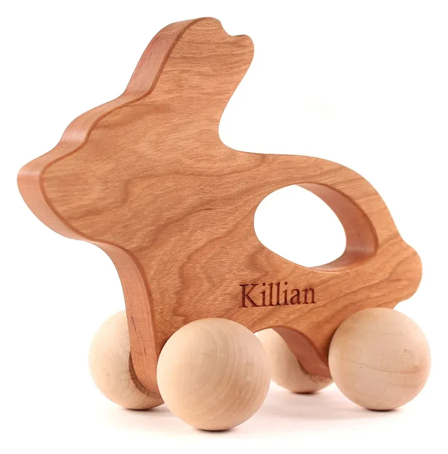 Bunny Wooden Push Toy