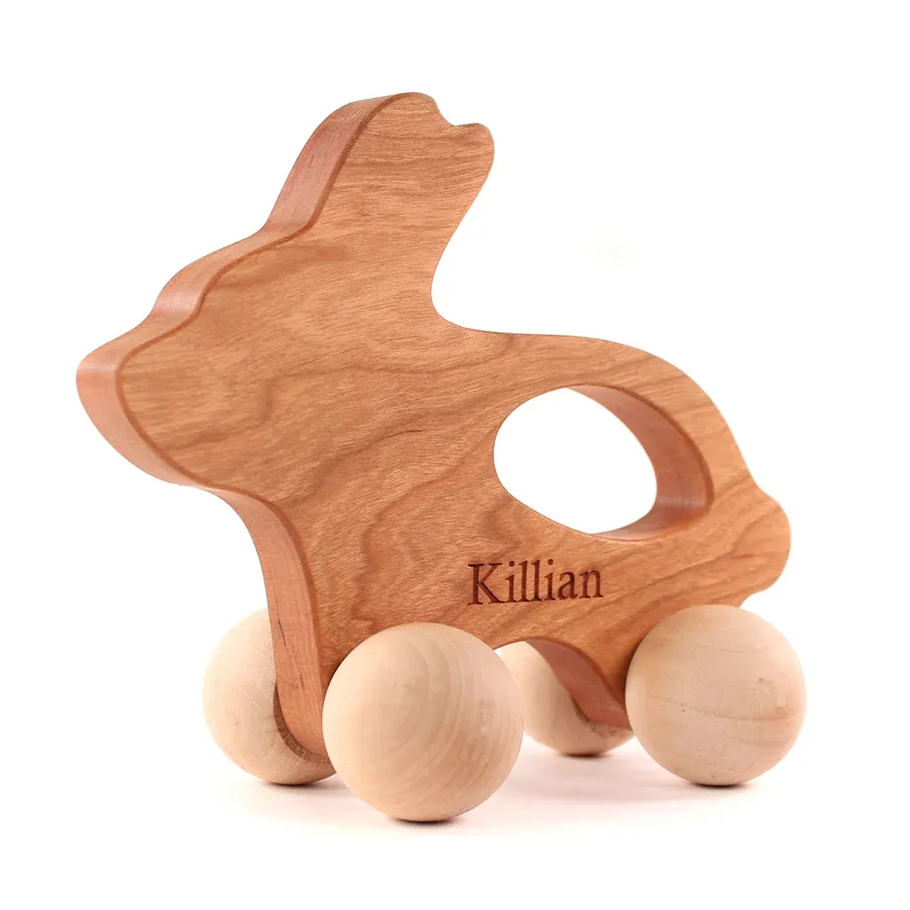 Bunny Wooden Push Toy